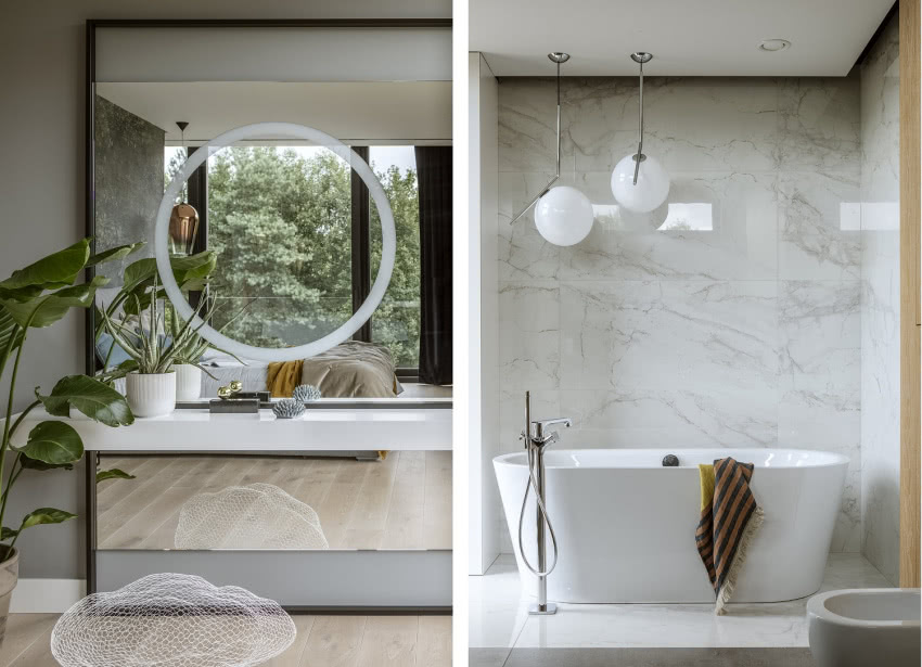 Toaletkę w sypialni według projektu MADAMA...