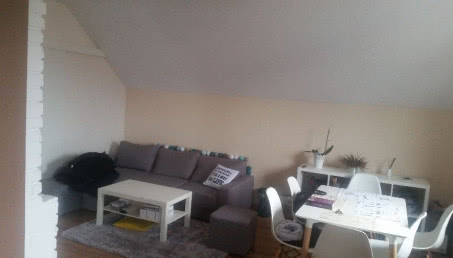 Dodatki w salonie ze skosem