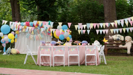 Leśne przyjęcie dla dzieci