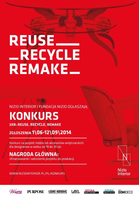 3xR: reuse, recycle, remake - konkurs dla designerów | CzasNaWnętrze