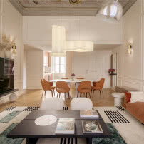 Klasyczna architektura i współczesny design - apartament we Florencji