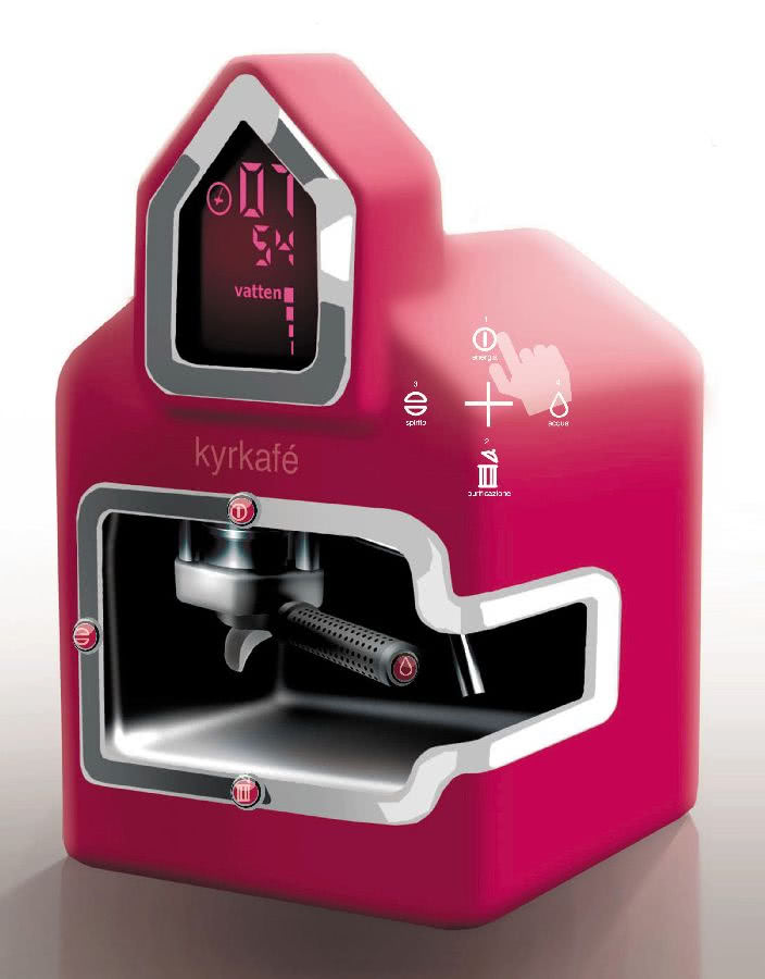 Ekspres do kawy Kyrkafe, Janusz Kaniewski Design