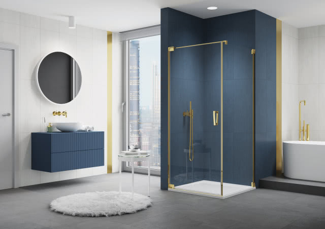 CADURA GOLD LINE - kabina prysznicowa z elementami złota!