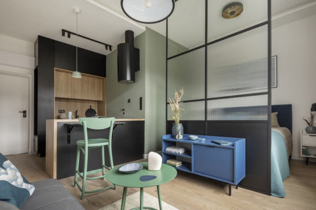 Głosowanie publiczności, kat. Wnętrza prywatne: Mikroapartamenty na wynajem w kamienicy w Krakowie, Q+B.Architekci