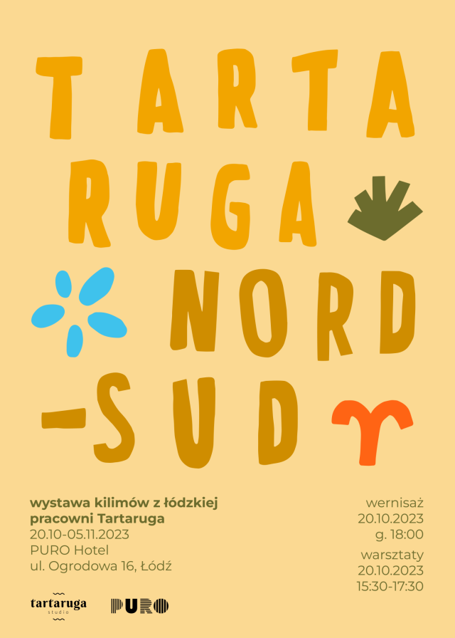 plakat wernisaż tartaruga puro łódź