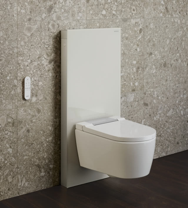 sedes podwieszany. pilot na ścianie