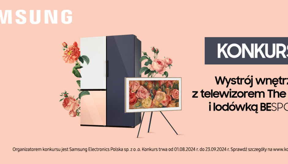 Konkurs Samsung "Wystrój wnętrze z telewizorem The Frame i lodówką BESPOKE" rozstrzygnięty! Poznaliśmy laureatów 