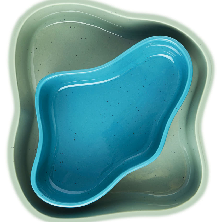 KOMPLET MISEK DEKORACYJNYCH Z KAMIONKI MILAS,...