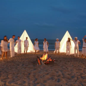 Nowoczesne oświetlenie nocy świętojańskiej