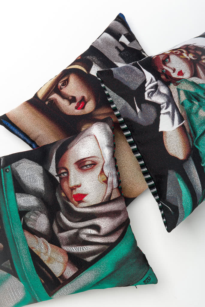 Poduszki z kolekcji Łempicka firmy Vitkacy