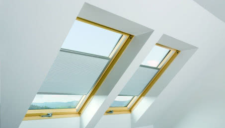 Roleta plisowana APF - ochrona poddasza przed słońcem