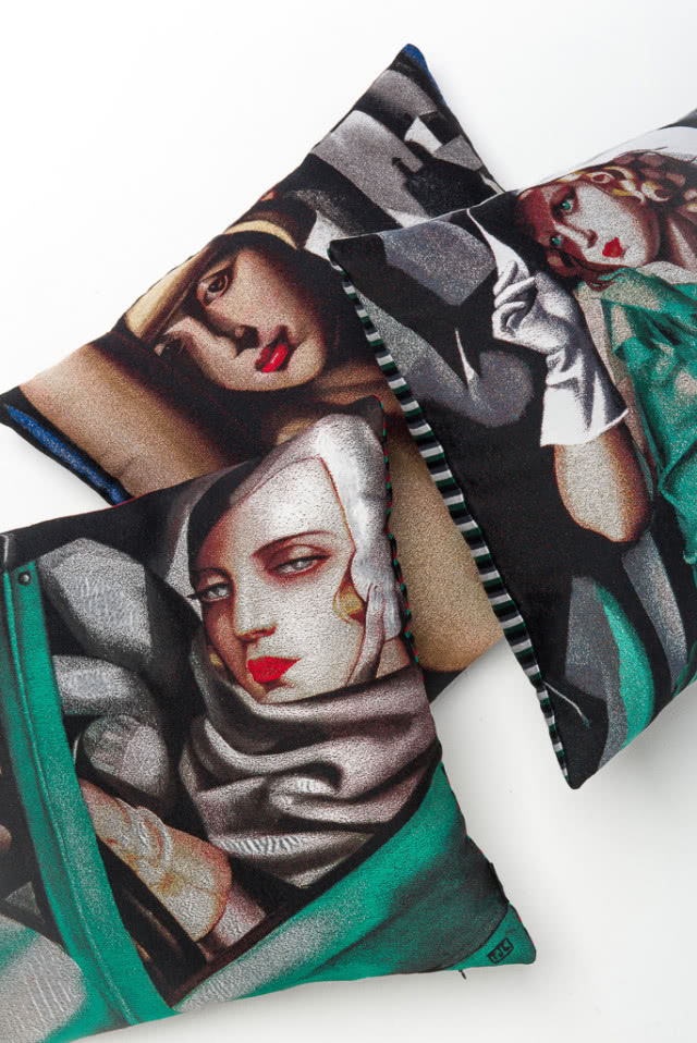 Poduszki z kolekcji Łempicka firmy Vitkacy