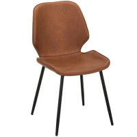 Krzesło tapicerowane ze skóry ekologicznej Louis