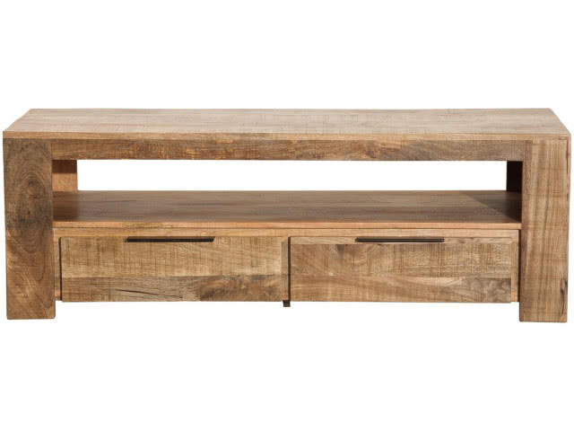 Szafka RTV Iron Craft 130x45 cm mango, SF MEBLE, 2089 zł