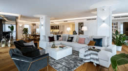 Nowoczesna elegancja. Apartament w stylu glamour