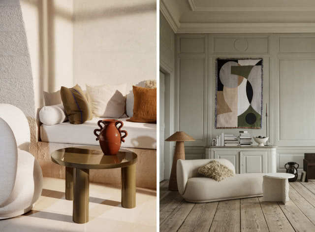 jasne wnętrze w beżowym odcieniu