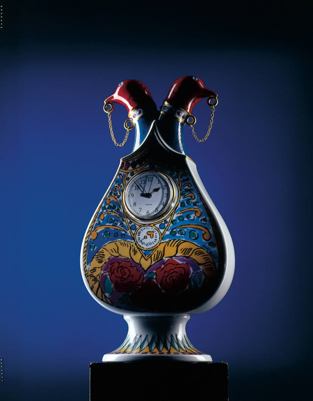 Porcelanowy zegar Warhola