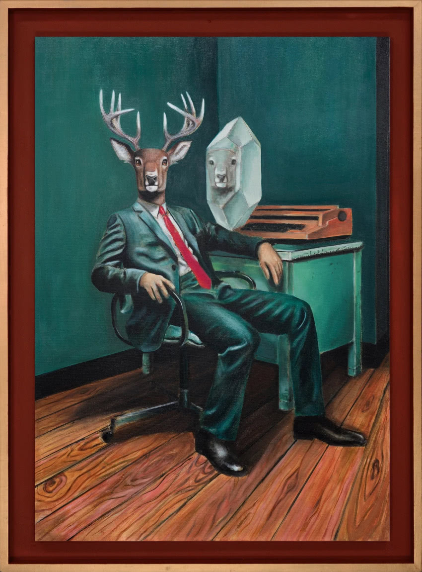 Lech.Bator, Its crystal clear 70x100 cm, rama,...