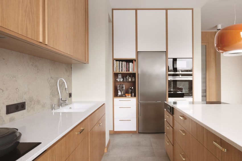 Domowy kącik kawiarniany:
w kuchennym regale...