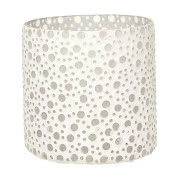 Świecznik Dots in White