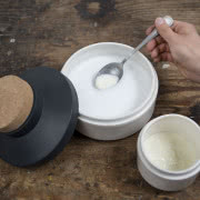 Stół z wymiennymi deskami blatu, proj. Malafor