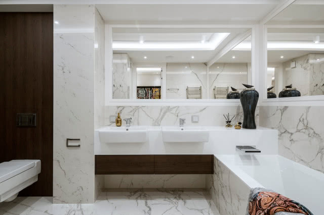 Nowoczesna elegancja. Apartament w stylu glamour 