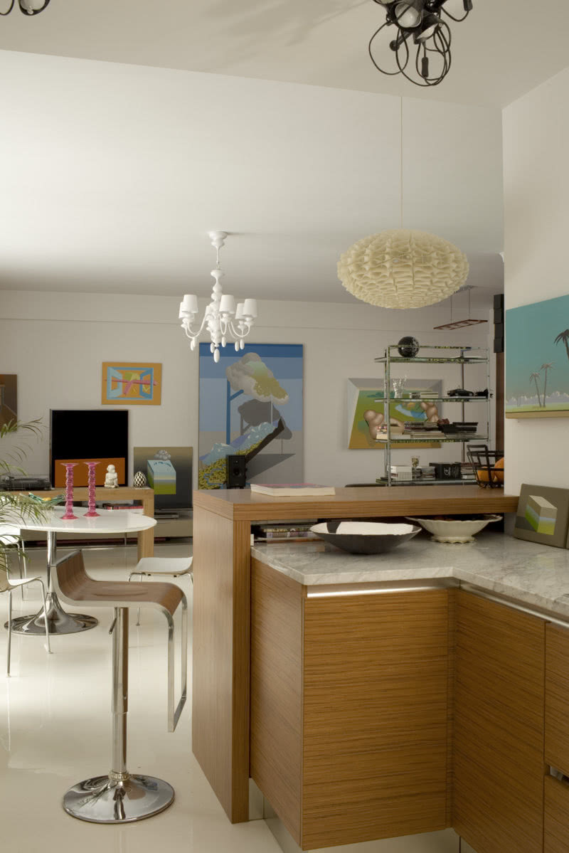 Projektantka, choć deklaruje, że nie sprzęty
są...