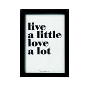 Plakat w drewnianej ramce