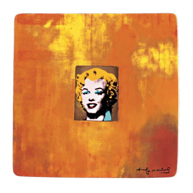 talerz z wizerunkiem Marilyn Monroe