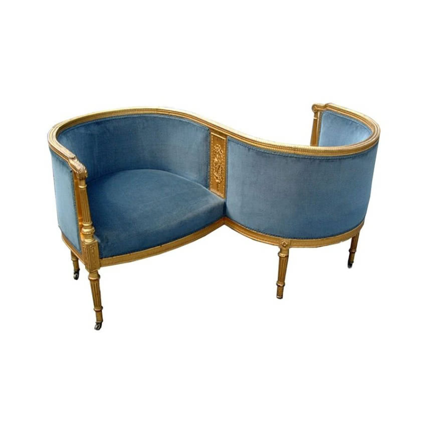 ok. 1800 r. Francuskie tete-a-tete w stylu...