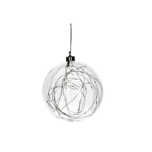 Dekoracja świąteczna Glitter LED Ø15 cm transparentna, Pomax, 125 zł, SF MEBLE