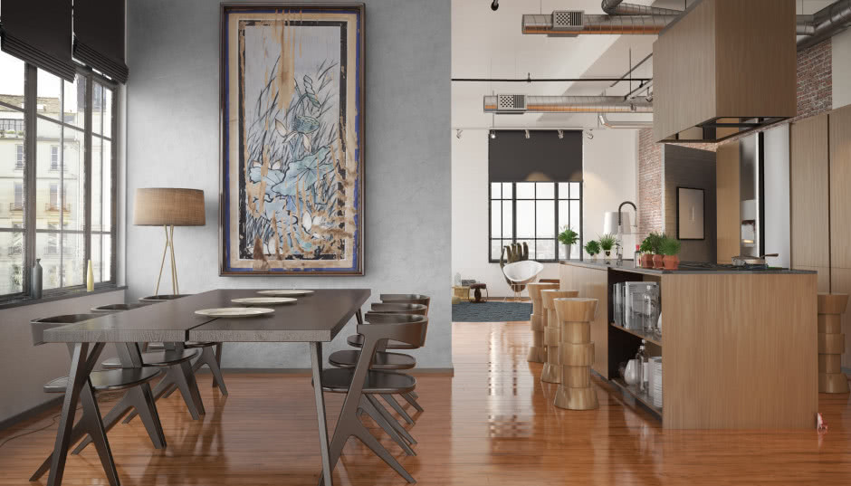 Loft, jak zrobić w nim efekt betonu?