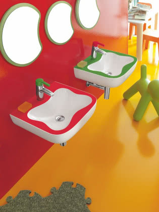 Łazienka dla dzieci - umywalka Florakids, Laufen