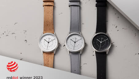 Minimalistyczny zegarek Mudita Moment polskiej ﬁrmy wygrywa nagrodę Red Dot: Product Design 2023