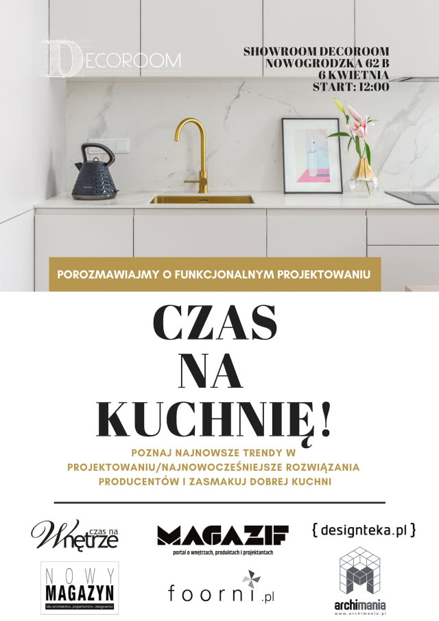 Projektujemy kuchnię - warsztaty Decoroom już 6 kwietnia!