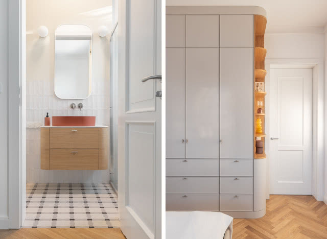 vintage łazienka w kamienicy