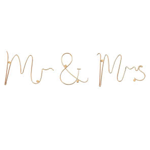 Dekoracja ścienna Mr Mrs, WESTWING NOW, 84,90 zł