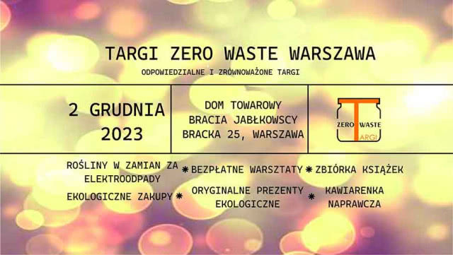 Artystyczna mapa Warszawy grudzień 2023