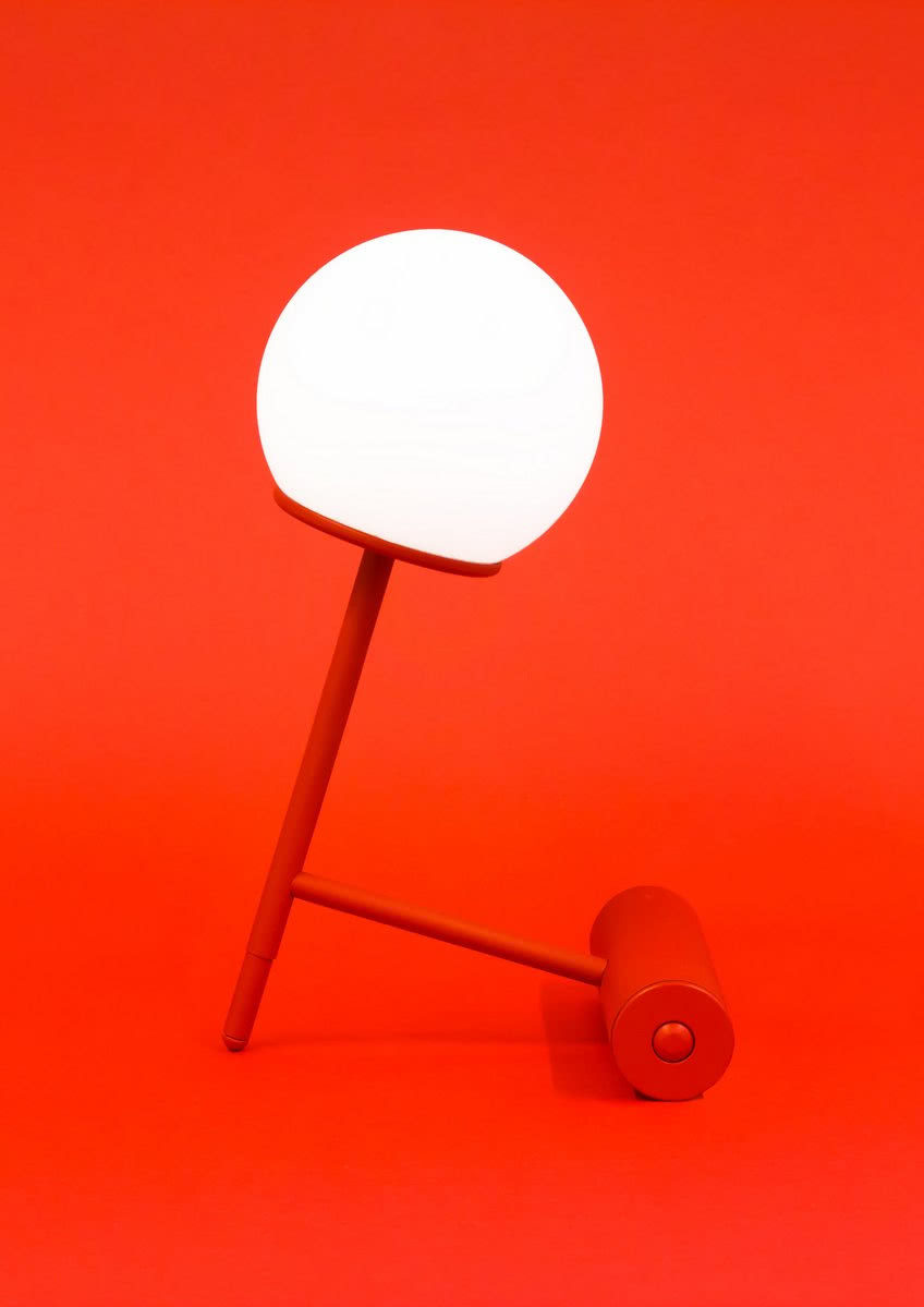 Projekt przenośnej lampy Phare, proj. Stanisław...