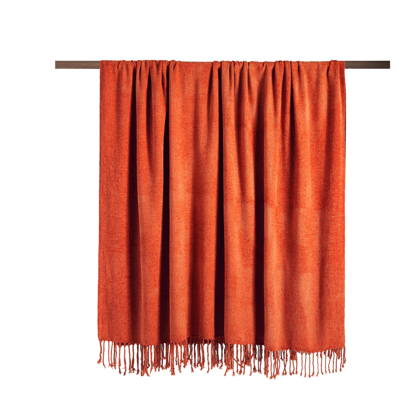 Szenilowy koc z płaskim splotem, ZARA HOME,...