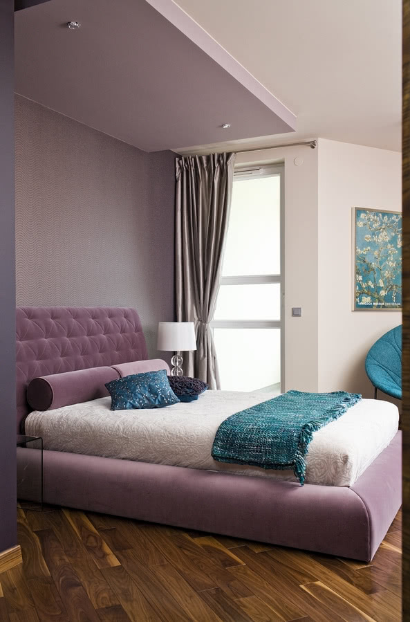 Elegancka i wygodna sypialnia.