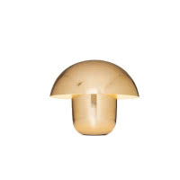 Lampa stołowa Mushroom, miedziana