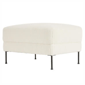 podnożek pokryty futerkiem