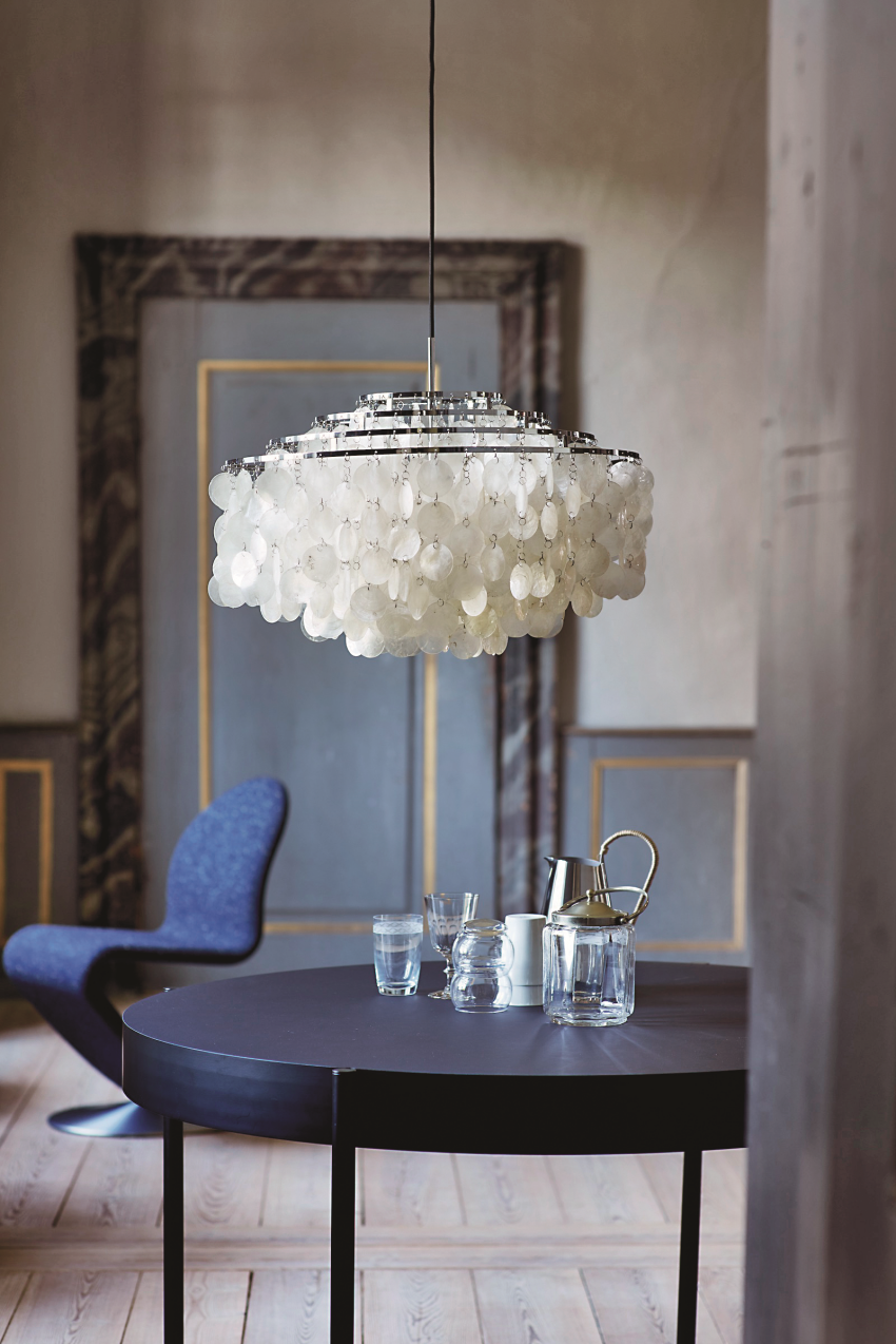 Lampę wiszącą Fun
z roku 1964 tworzą
okrągłe...