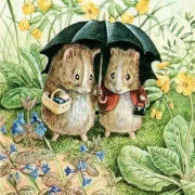 Książka Jill Barklem "W Jeżynowym Grodzie".