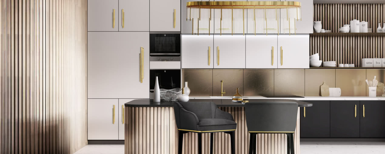 Meble z oryginalną fakturą. Fronty frezowane to ostatni krzyk mody