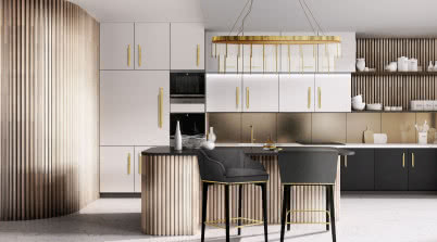 Meble z oryginalną fakturą. Fronty frezowane to ostatni krzyk mody