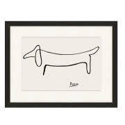 Oprawiony druk cyfrowy Dog from Pablo Picasso