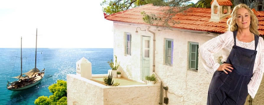Filmowe wnętrza - wystrój domu w greckim stylu