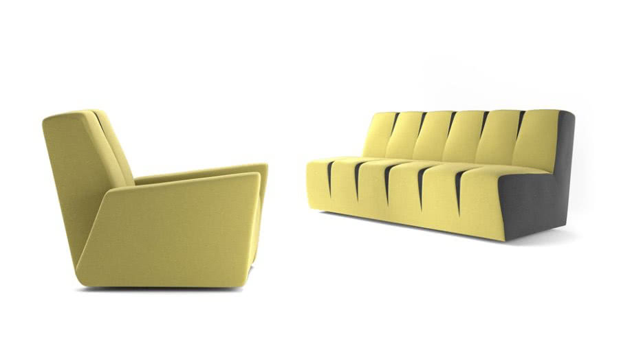 BLOXX - nowoczesna kanapa w nowoczesnej tkaninie